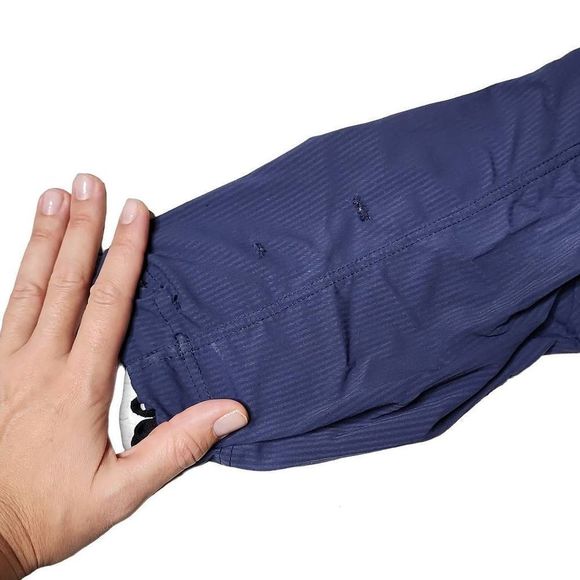 Lululemon lab dance studio pants blue black adjustable ankle 32" pants - Picture 8 of 11